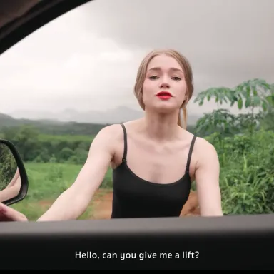 Lucky Cabbie Scores with Broke Hottie Who Can't Pay the Fare